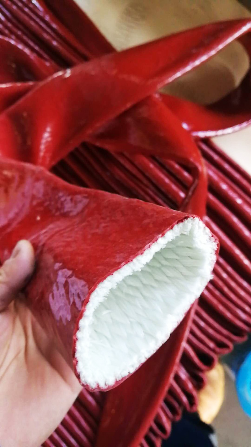 管筒式硅膠玻璃纖維套管